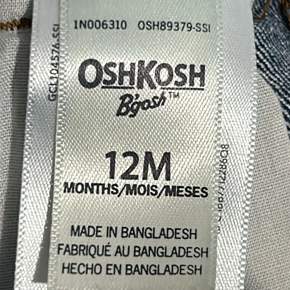 Boys Oshkosh Denim Overalls 24 months